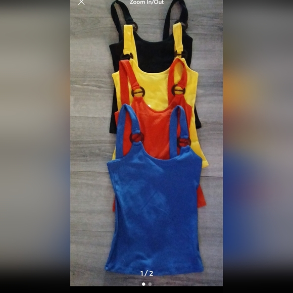 Ambiance Tops - Women’s Scoop Neck Tank Top with Ring Strap Detail - BUNDLE OF 4